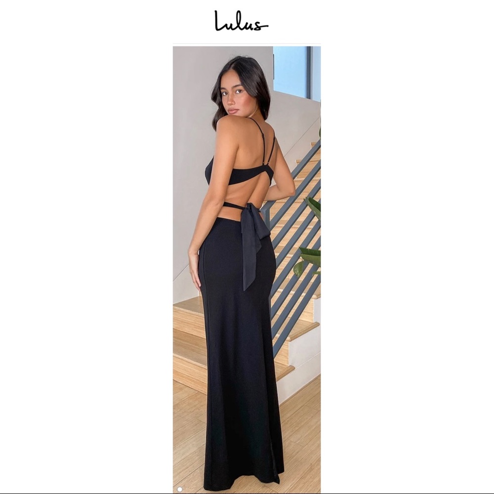 Lulus Black Evening Gown